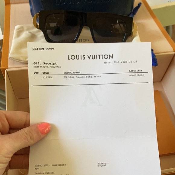 Louis Vuitton link square sunglasses - Picture 4 of 6
